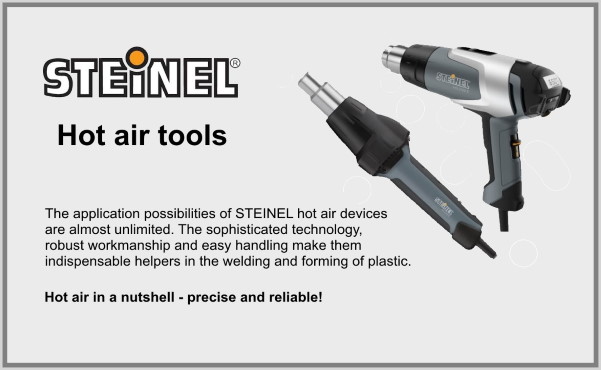 Steinel Hot air tools by az-reptec | Hot air precise and reliable