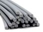Preview: Plastic welding rods PE-HD 4mm round Gray (RAL7040) 25 rods HDPE | az-reptec