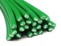Preview: Plastic welding rods PE-HD 4mm round Green (RAL6037) 25 rods HDPE | az-reptec