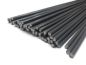 Preview: Plastique baguettes de soudure PVC-U rigide 3mm Ronde Gris 1kg barres face | az-reptec