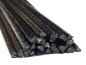 Preview: Plastic welding rods PET 4mm Triangular Black 25 rods | az-reptec
