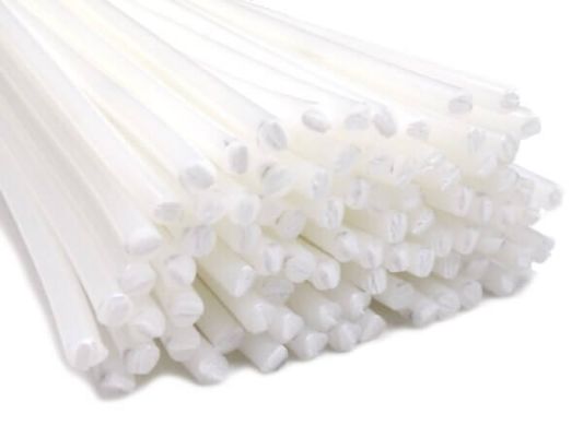 Plastique baguettes de soudure ABS 4mm Ronde Naturel 25 Barres