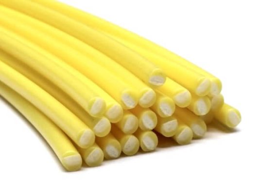 Plastic welding rods PE-HD 4mm Round Yellow (RAL1018) 25 rods