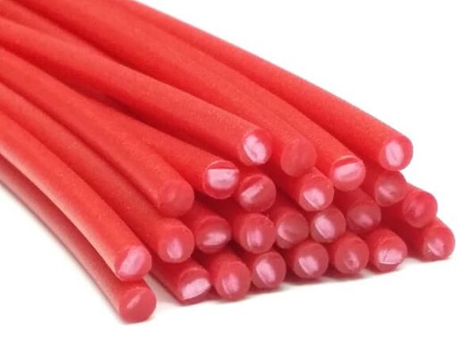 Plastic welding rods PE-HD 4mm Round Red (RAL3020) 25 rods