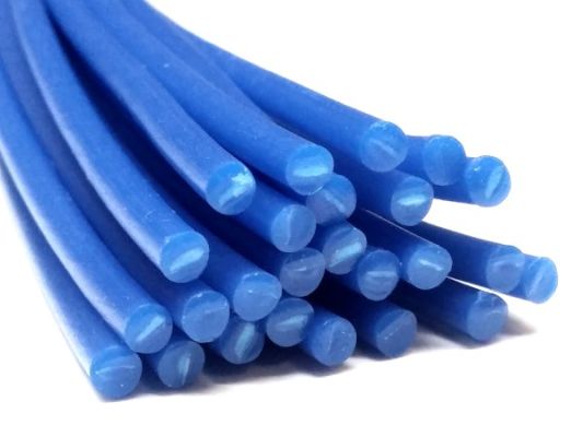 Plastic welding rods PE-HD 4mm Round Blue (RAL5005) 25 rods
