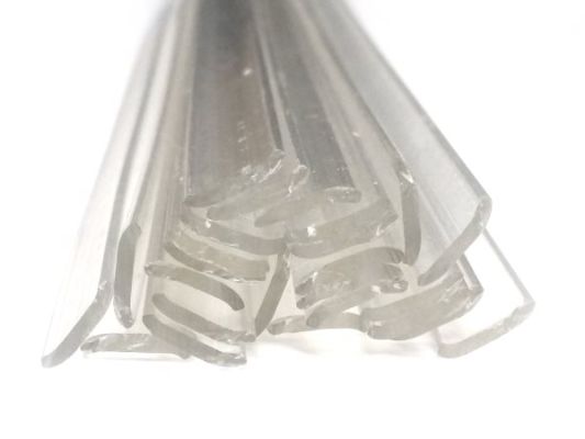 Plastique baguettes de soudure PMMA 8x1mm Plat Transparent 25 Barres face | az-reptec