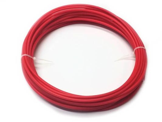 Plastic welding rod PE-HD 4mm round Red (RAL3020) 10 Meter