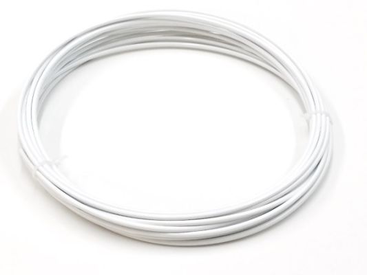 Plastique fil a souder PVC-U rigide 4mm Ronde Blanc 10 Mètres
