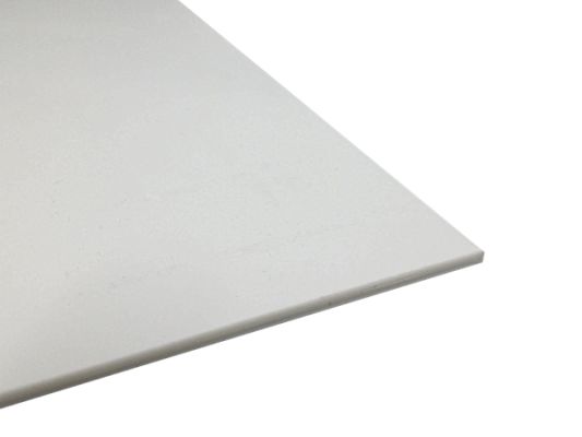 Plastic plate ABS 1mm White 500 x 300 mm (50 x 30 cm) Protective foil one side and Made in Germany
