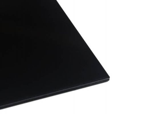 Schwarz ABS Platte Zuschnitt Stärke 1mm Kunststoff Plastik Flach 300mm x 200mm 