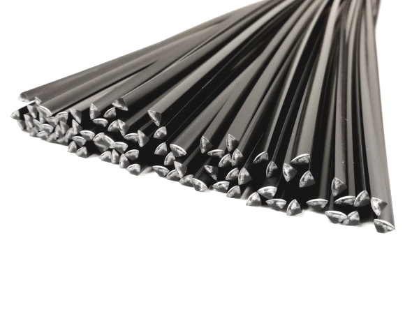 pack of 20 rods red 5mm triangle shape HDPE Plastic welding rods