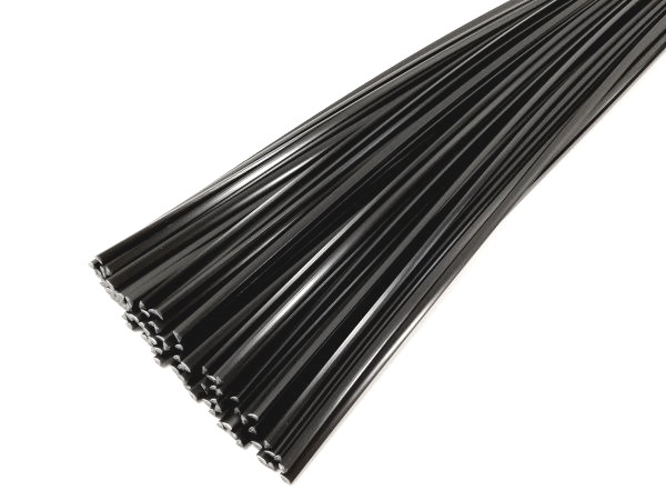 Baguettes De Soudure PP/PE Noir 8x1mm Plat – 25 Barres De Qualité Pour Réparation Plastique Solide