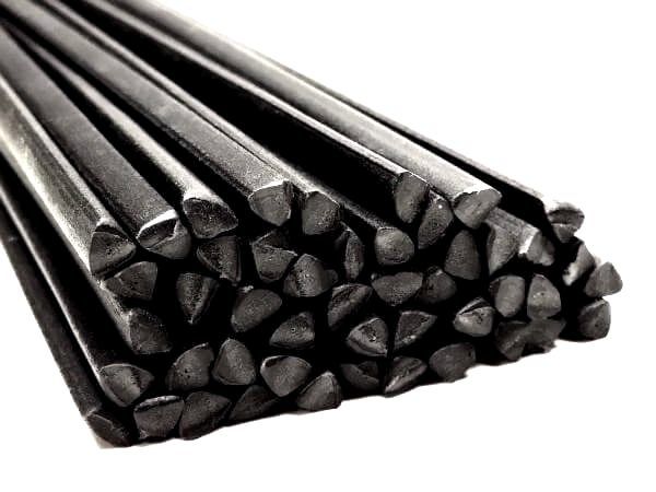 Plastique baguettes de soudure PA 3mm Triangulaire Noir 25 Barres | az-reptec