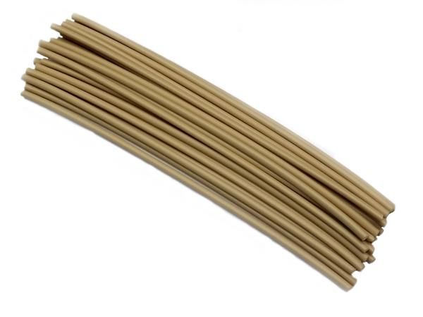 Plastic welding rods PE-HD 4mm round Beige (RAL1001) 25 rods top HDPE | az-reptec