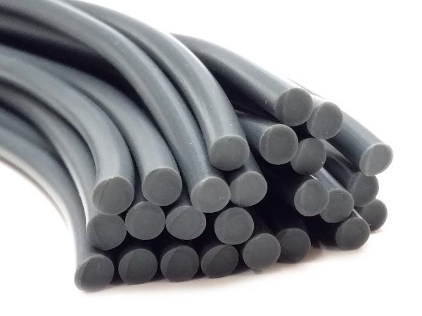 Plastique baguettes de soudure PVC-U rigide 5mm Ronde Gris 1kg barres