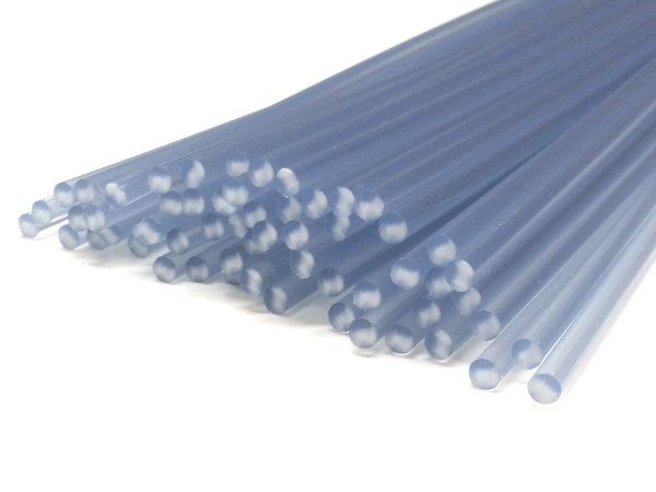 Plastique baguettes de soudure PVC-U rigide 4mm Ronde Transparent 1kg barres top | az-reptec