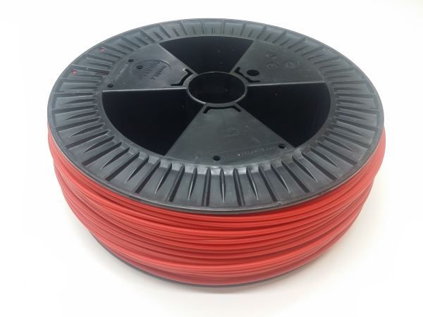 Plastic welding rod PE-HD 4mm round Red (RAL3020) 2,4 kg coil HDPE Top | az-reptec