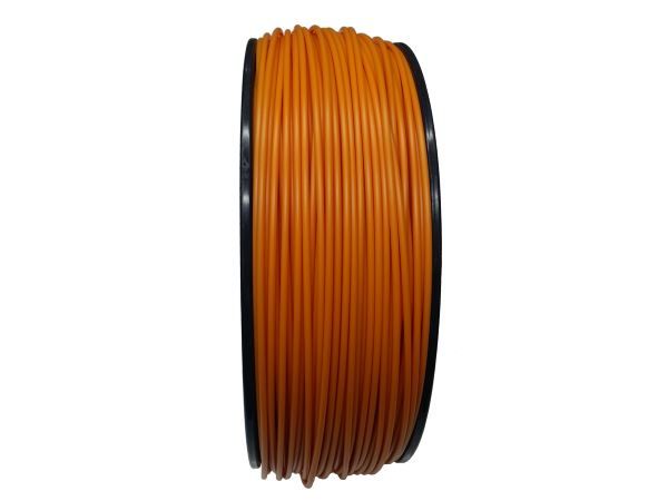 Plastic welding rod PE-HD 4mm round Orange (RAL2000) 2,4 kg on coil HDPE Front | az-reptec