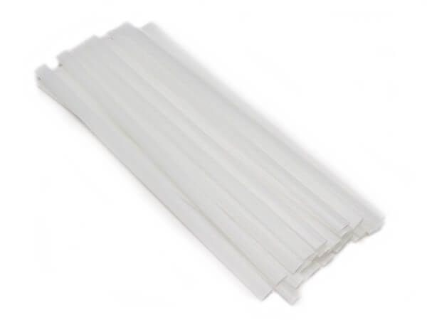 Kunststoffschweißdraht PP 8x2mm Flach Natur 25 Stäbe oben