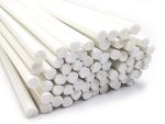 Plastique baguettes de soudure PVC-U rigide 4mm Ronde Blanc 25 Barres