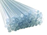 Plastique baguettes de soudure PVC-U rigide 3mm Ronde Transparent 25 Barres