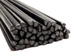 Kunststoffschweißdraht PP/PE 5mm Dreikant Schwarz 25 Stäbe