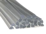 Plastic welding rods PET-G 6mm Triangular Transparent 25 rods